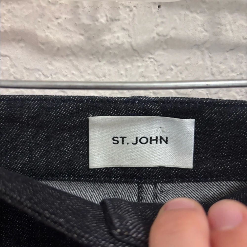 St. John dark denim skirt